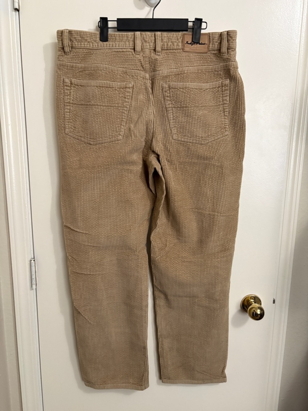 Men's Corduroy Pants in Tan - Classic Straight Fit